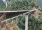 200 Type Double Lane Steel Bailey Bridge Kapasitas Beban 50 Ton Konstruksi Galvanis pemasok