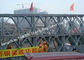 Q345B Pra Engineered Modular Steel Bailey Bridge Kapasitas Berat Panjang Kelelahan pemasok