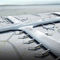 Struktur Fabric kustom dan Baja Ringan Airport Terminal dan Pesawat Hangar Bangunan pemasok